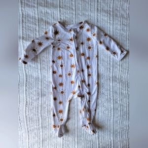 Caden Lane Zipper Footie 0-3M